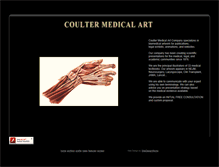 Tablet Screenshot of coultermedicalart.com